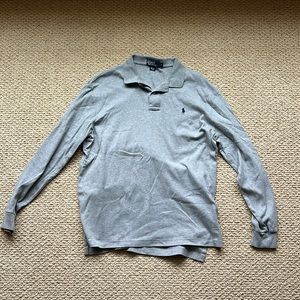 Brand new, Polo by Ralph Lauren, Large Gray, Long Sleeve, polo